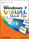 Cover image for Windows 7 Visual Quick Tips